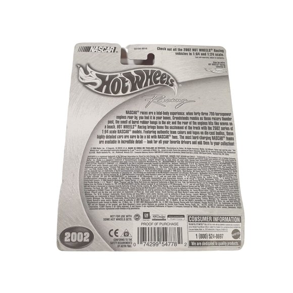 Hot Wheels Racing 40 Sticker 2002 Sterling Marlin Nascar Mattel BOX WEAR - Picture 4 of 4